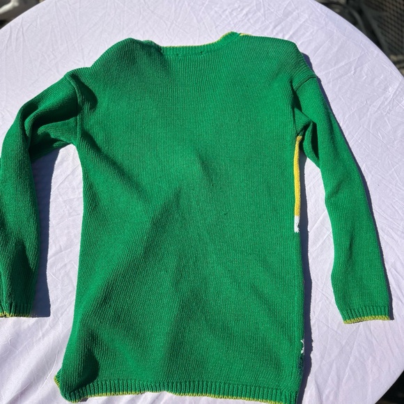 VTG St Patrick's Day Leprechaun Cardigan Sweater - Picture 5 of 5